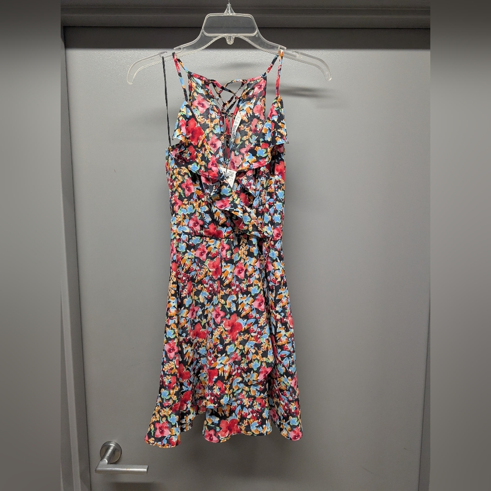 Zara Multicolor Floral Mini Dress